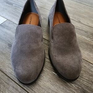 Lucky Brand Women's Gray Suede Flats